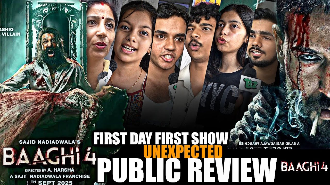 Baaghi 4 Movie Review | Public Crazy Review | First Day First Show | Tiger Shroff, Sanjay Dutt,Sonam