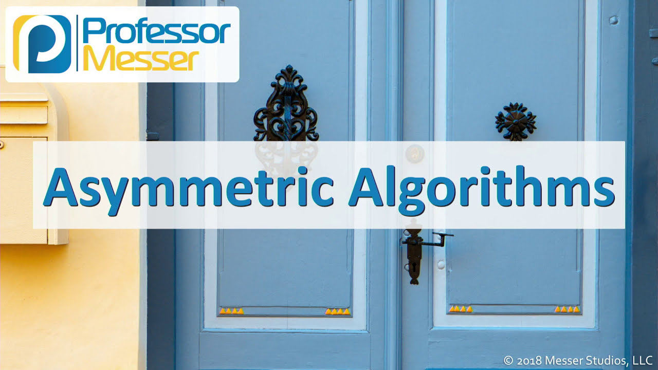 Master Asymmetric Algorithms for CompTIA Security+ SY0-501 🔐