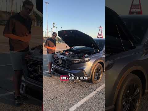 Why hybrids are so much more efficient than traditional gas cars #hybrid #crv