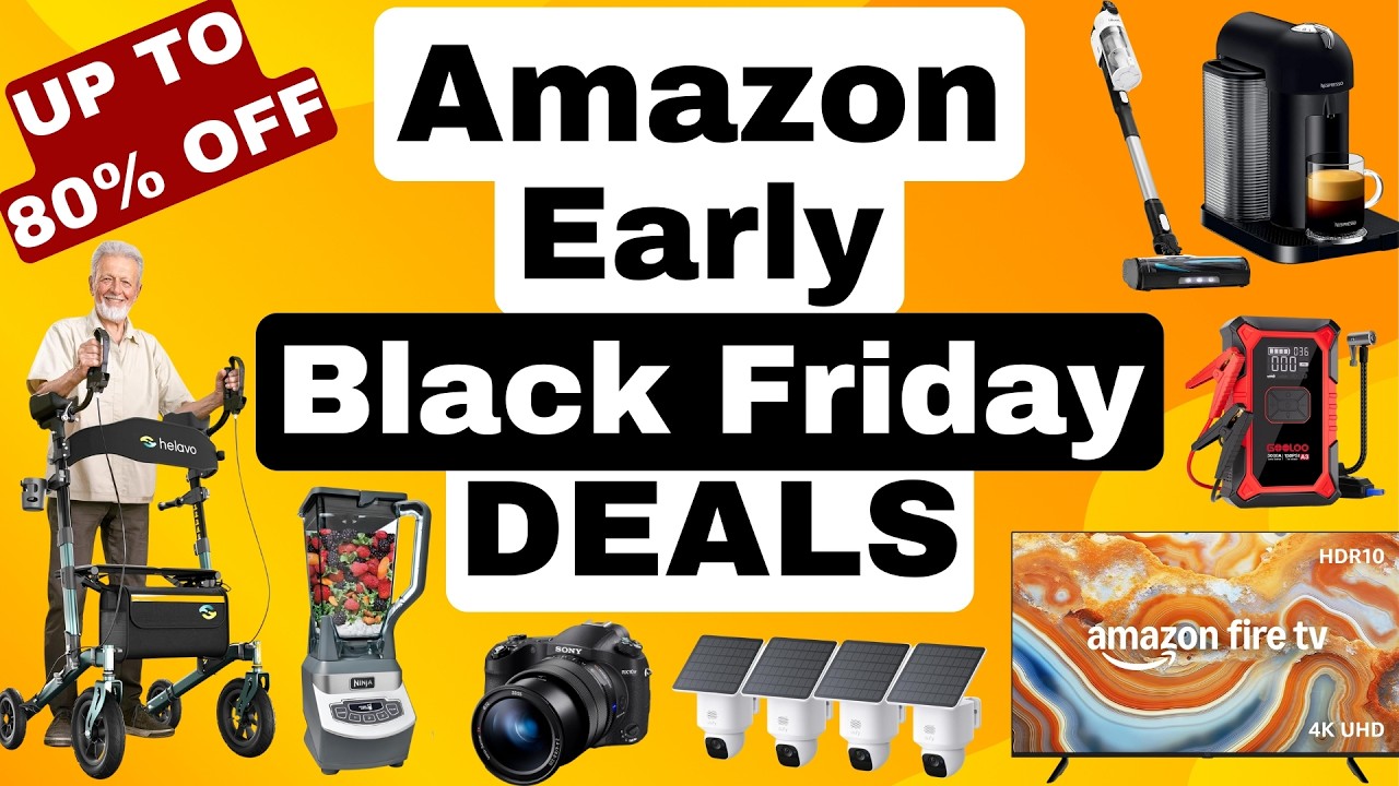 Top 46 Early Amazon Black Friday Deals 2025 🛍️