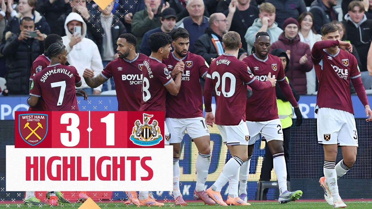 West Ham Stuns Newcastle with 3-1 Victory ⚽ | Premier League 2025-26 Highlights