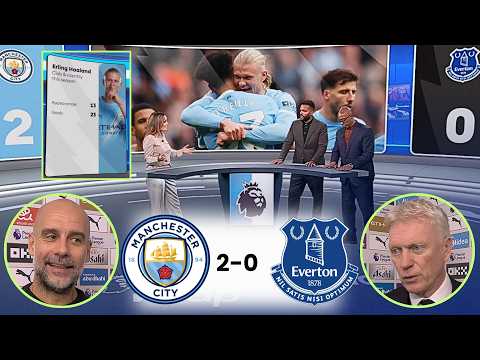 Man City vs Everton 2-0 Post Match Analysis | Pep Guardiola, David Moyes, Ian Wright Reactions