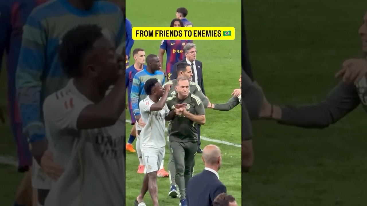 Vinicius Jr & Raphinha React After Intense El Clásico Showdown 🇪🇸