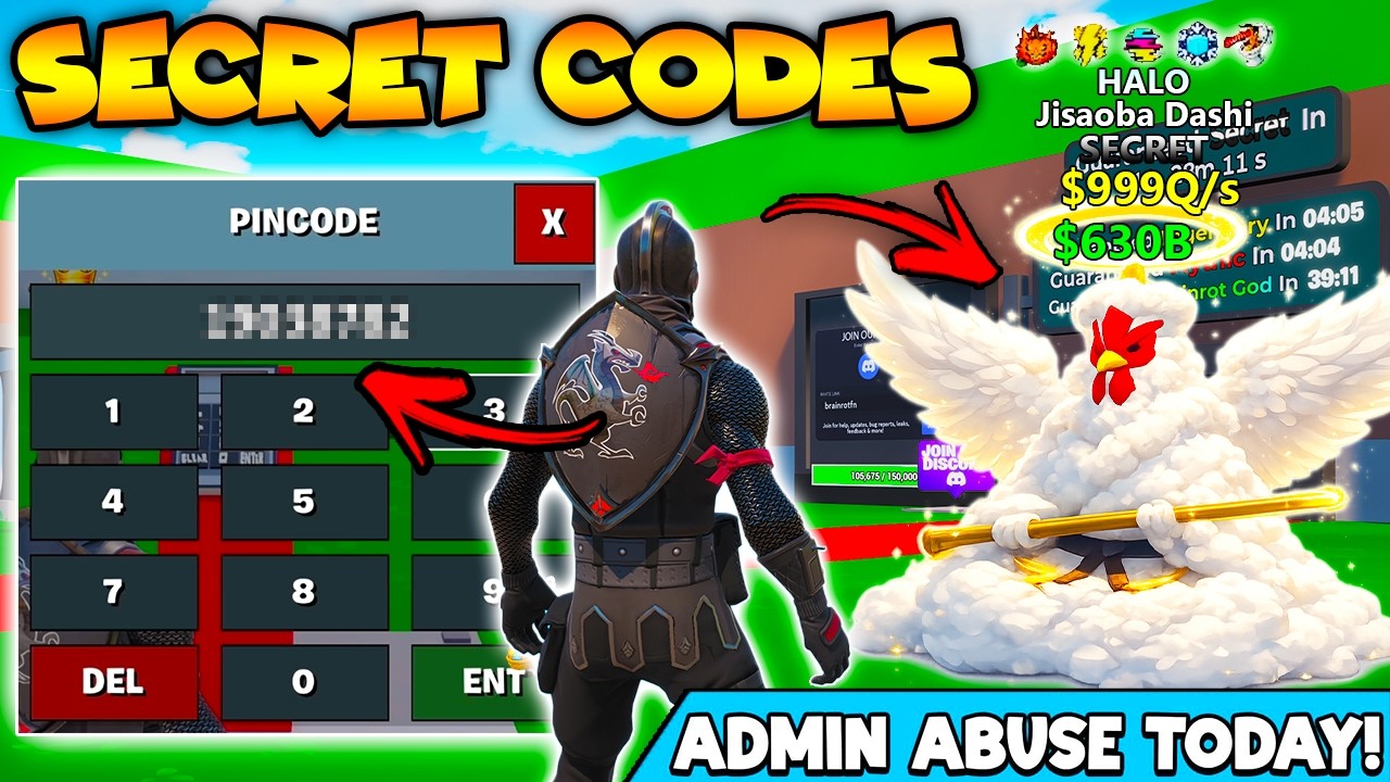 HALO Brainrots Secret Codes Fortnite Steal The Brainrot Admin Codes! (New Secret Codes)