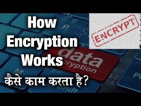 How Encryption Works ? Complete Details explanation in hindi