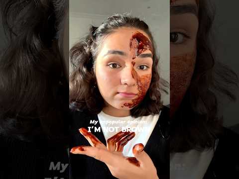 I’m not brown🟤 🙎🏽♀️ #relatable #trend #shorts #skincare #makeupshorts #browngirl