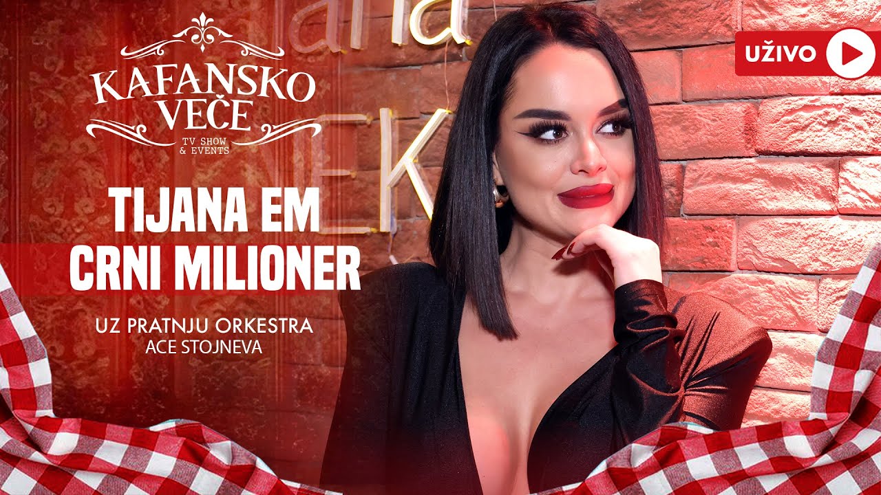 Tijana EM - Crni Milioner Uživo 🎤 | Orkestar Ace Stojneva 2024 | Kafansko Veče