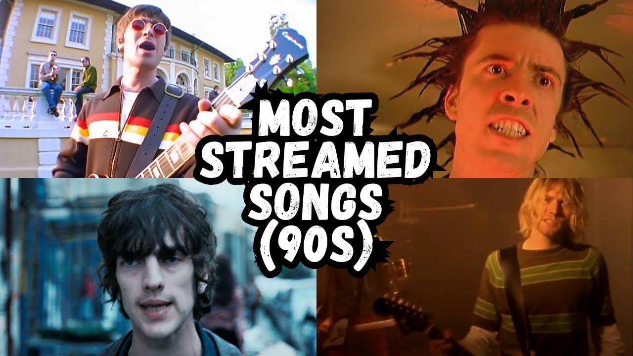 Most streamed songs from the 90s (Spotify)