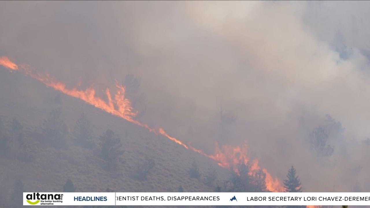 East Side Fire near Red lodge at 3,000 acres