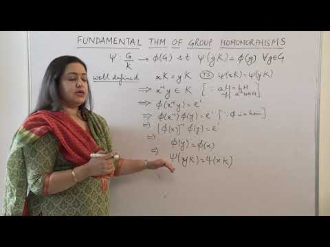 Fundamental Theorem of Group Homomorphism