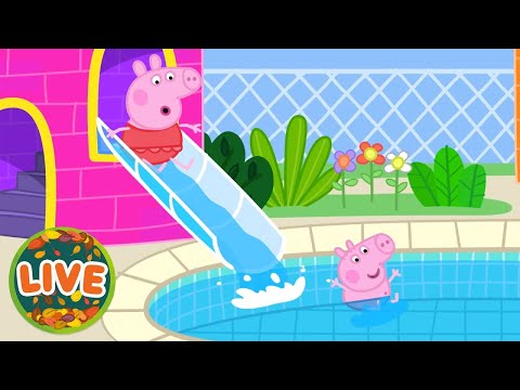 ☀️Peppa Pig’s SUMMER Holiday Adventures LIVE! 🏖️ | English Full Episodes Cartoon |Travel Days Out 🎡🚗