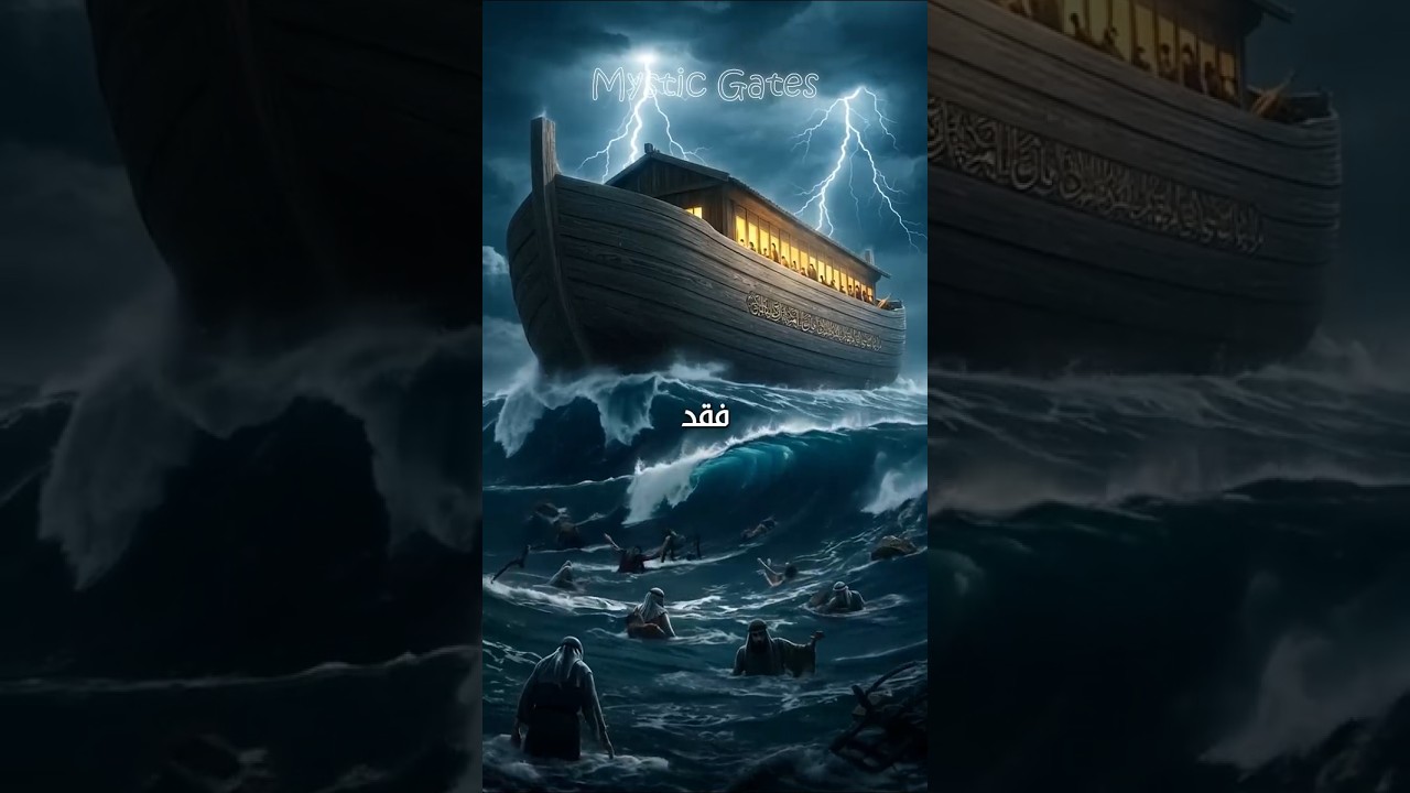 قصة نوح عليه السلام بتقنية الذكاء الاصطناعي