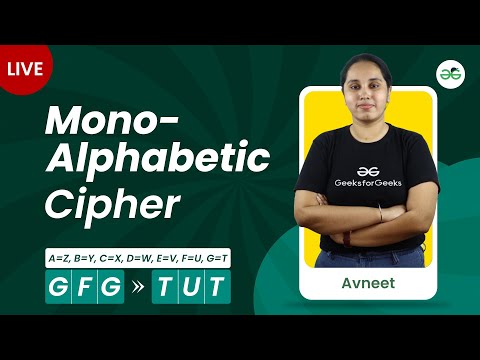 Monoalphabetic Cipher | Cryptography | GeeksforGeeks School
