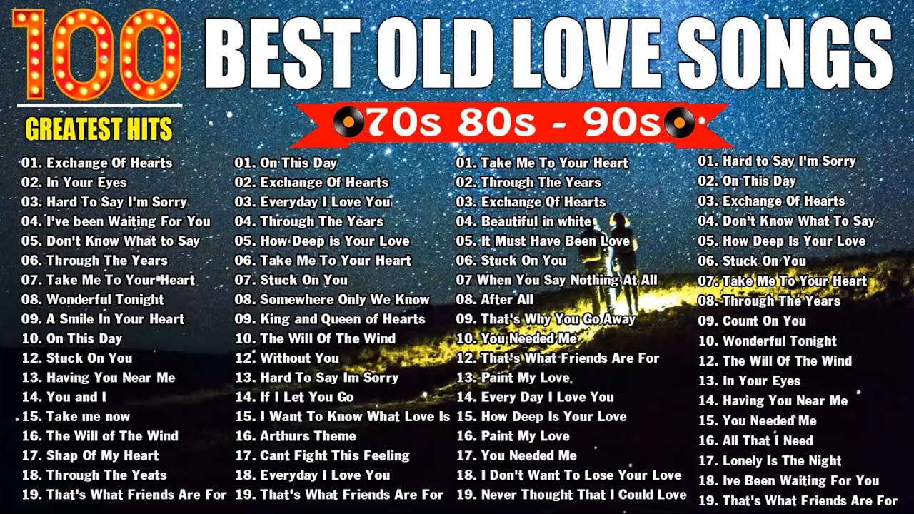 Top Love Songs of the 70s-90s 🎶