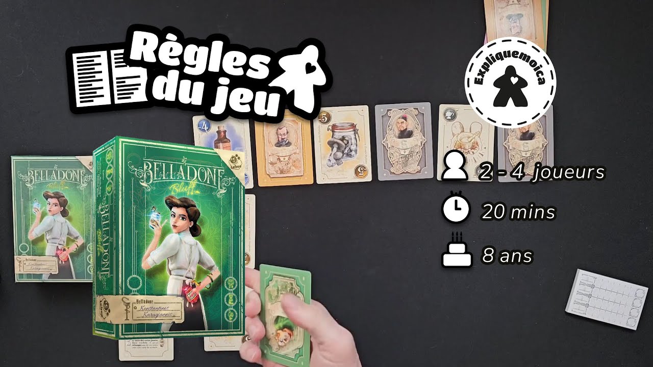 Belladone Bluff: Règles du jeu pour 2-4 joueurs