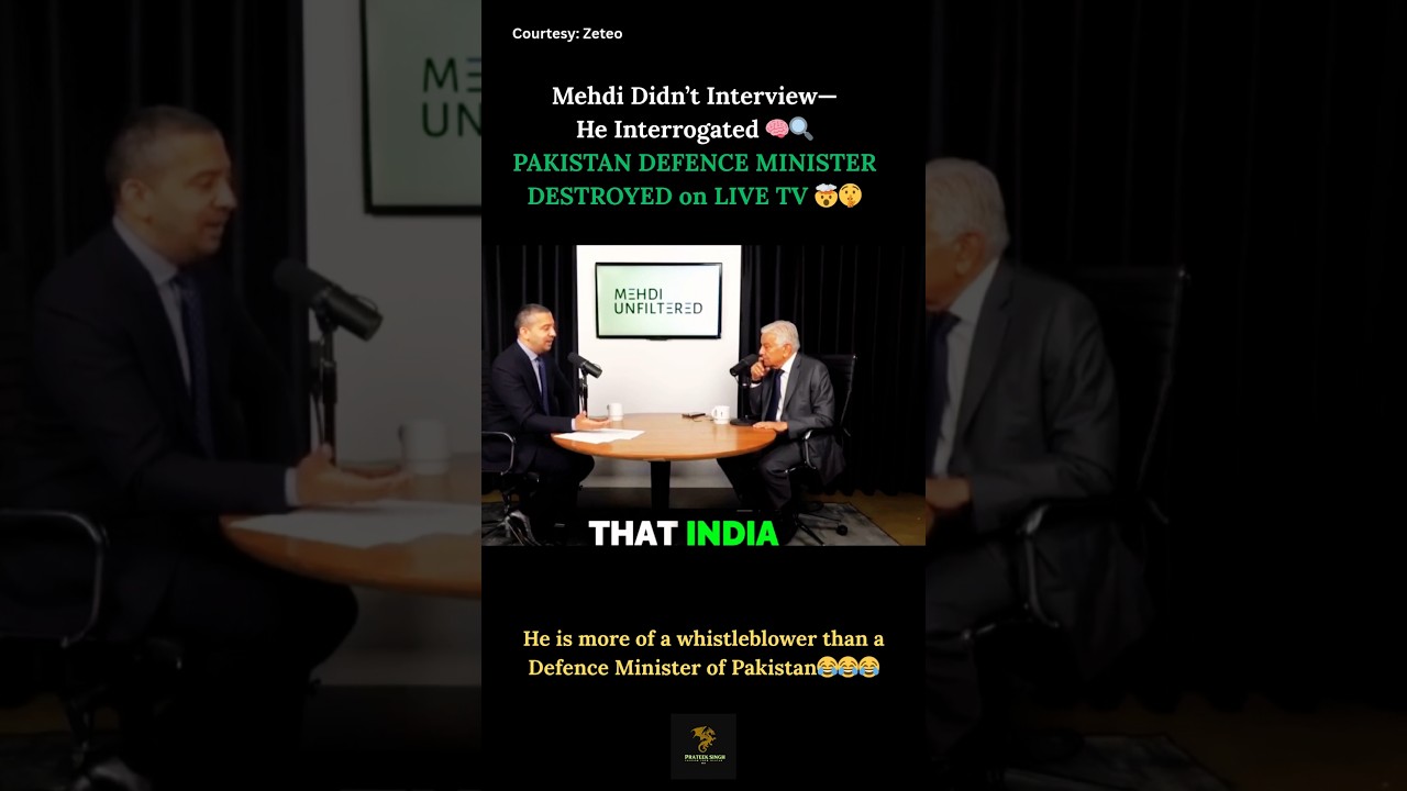 Mehdi Hasan Turns Up the Heat in 60 Seconds: Shuts Down Khawaja Asif's Evasions 🔥