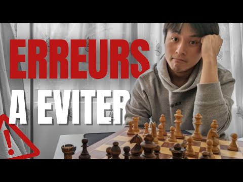 Les 4 ERREURS que les DEBUTANTS font le plus aux échecs