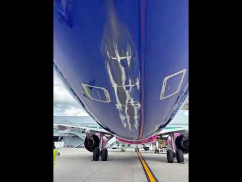 Tail strike for an A321XLR Wizz Air in Prague. #aviationlovers