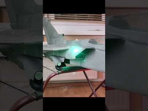 DIJ 3d printed IDS Panavia Tornado with  Installed Light System  #Jet #printed #plane #dij