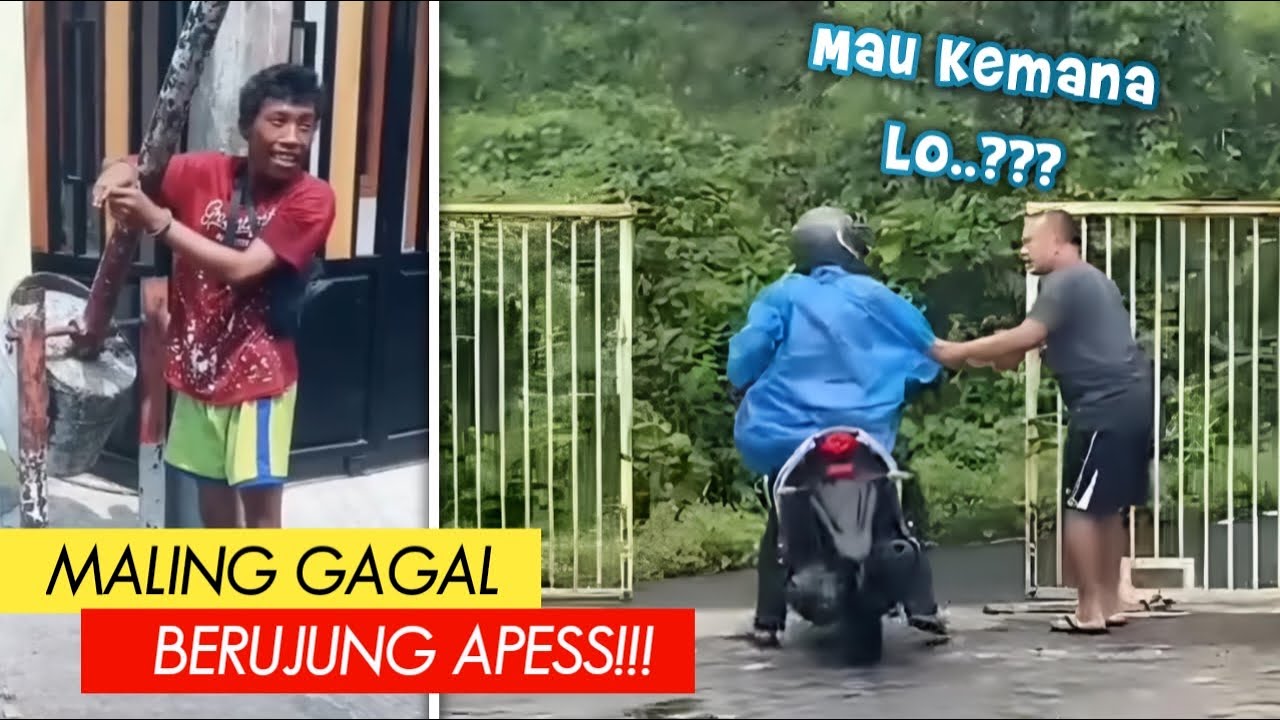Maling Motor Gagal Ditangkap Warga: Deretan Aksi Kocak dan Gagal - Pt.13