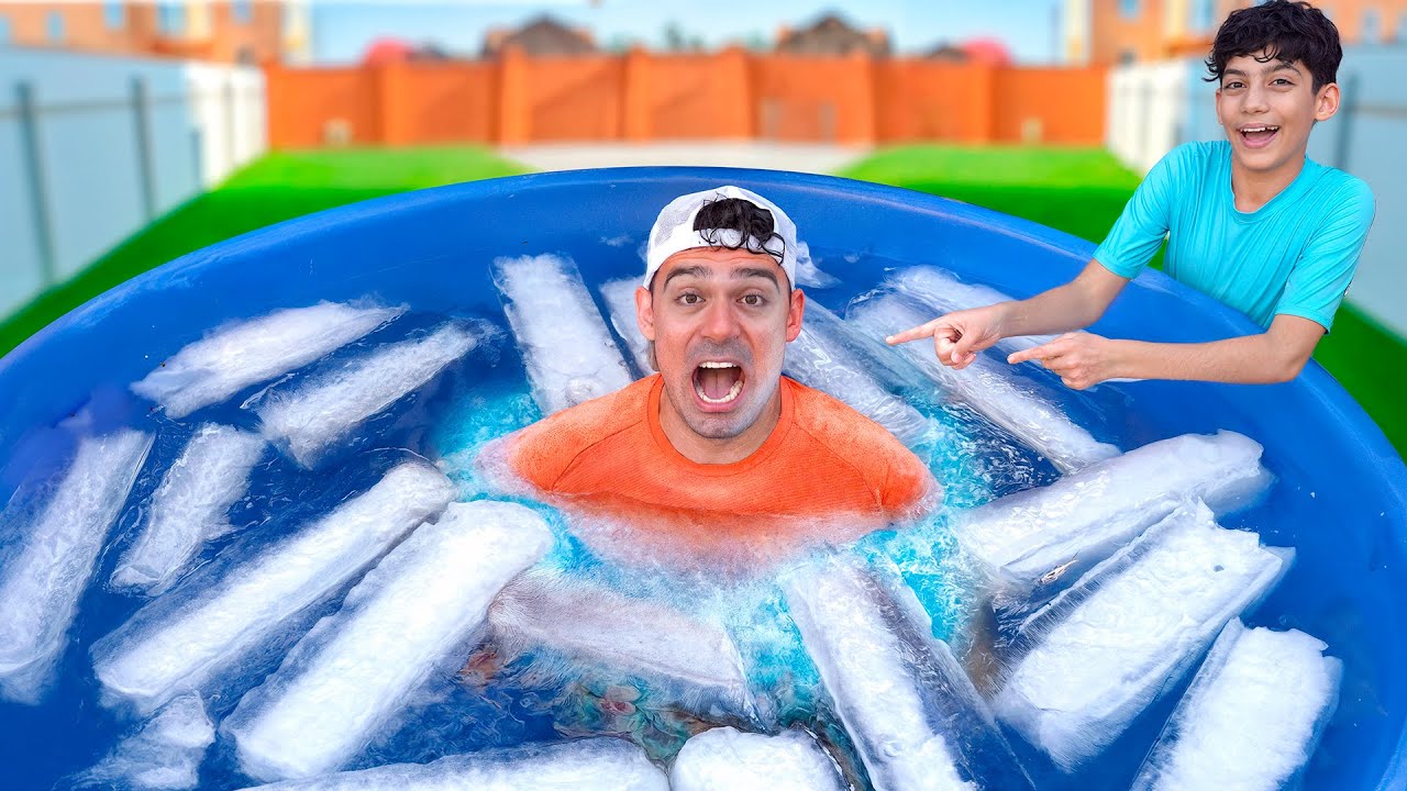 Ice Cold Dunk Tank Challenge with Jason & Alex βοΈ
