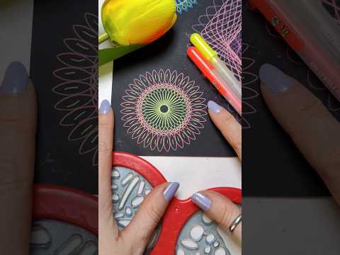 Dive into Satisfying Spirograph Art: ASMR Sounds Included!