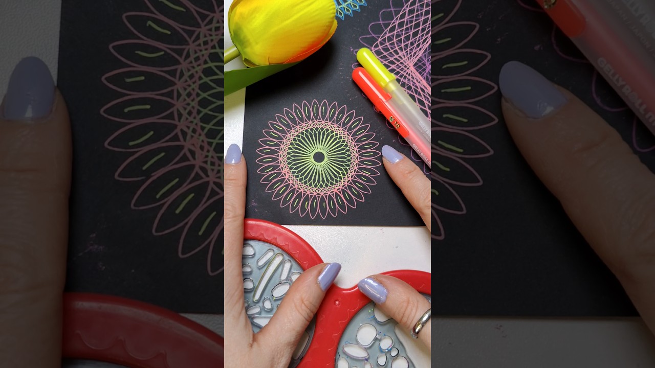 Relaxing Spirograph Art with Soothing ASMR Sounds π¨β¨