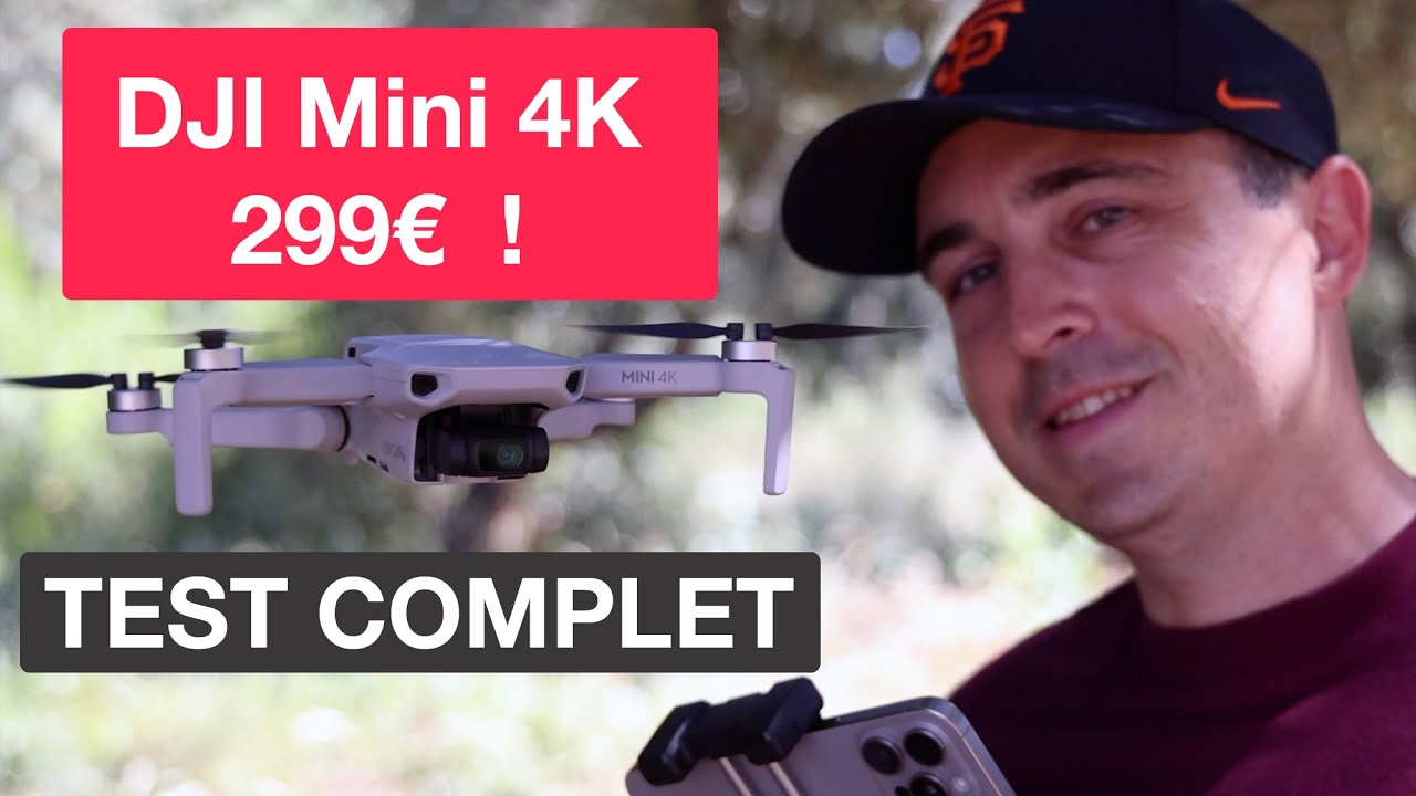 Test du DJI Mini 4K à 299€ : Meilleur drone débutant 2024