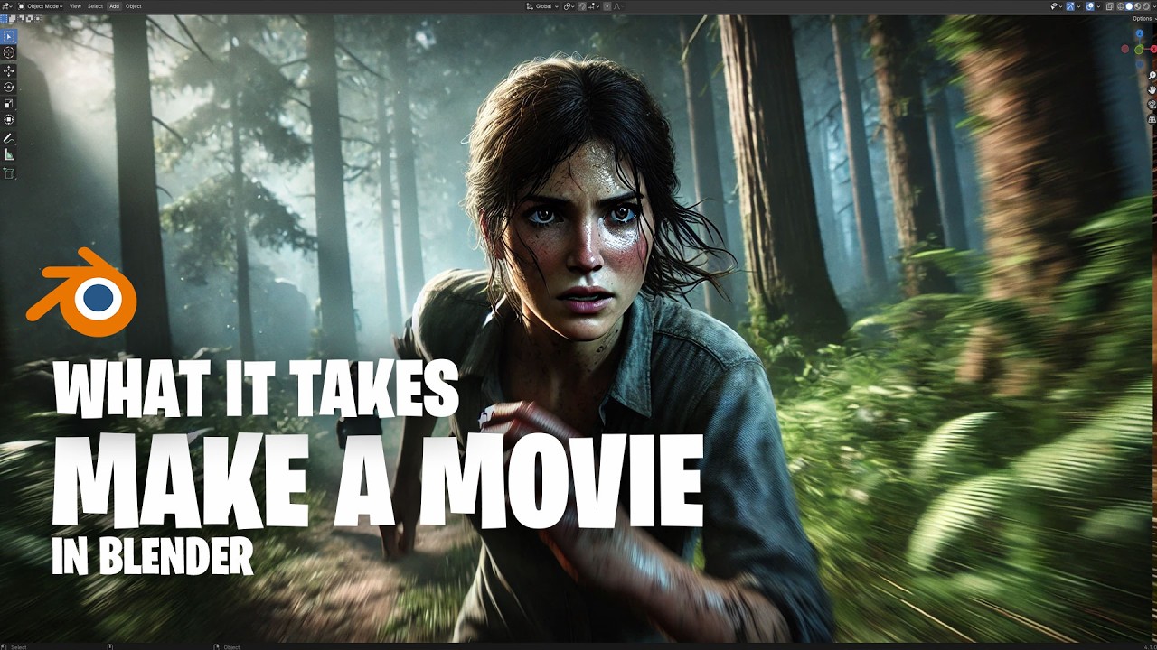 Create Your First Movie in Blender 🎬