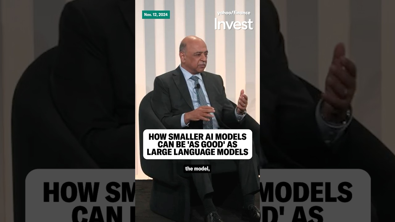 Smaller AI Models Can Match LLMs, Says IBM CEO