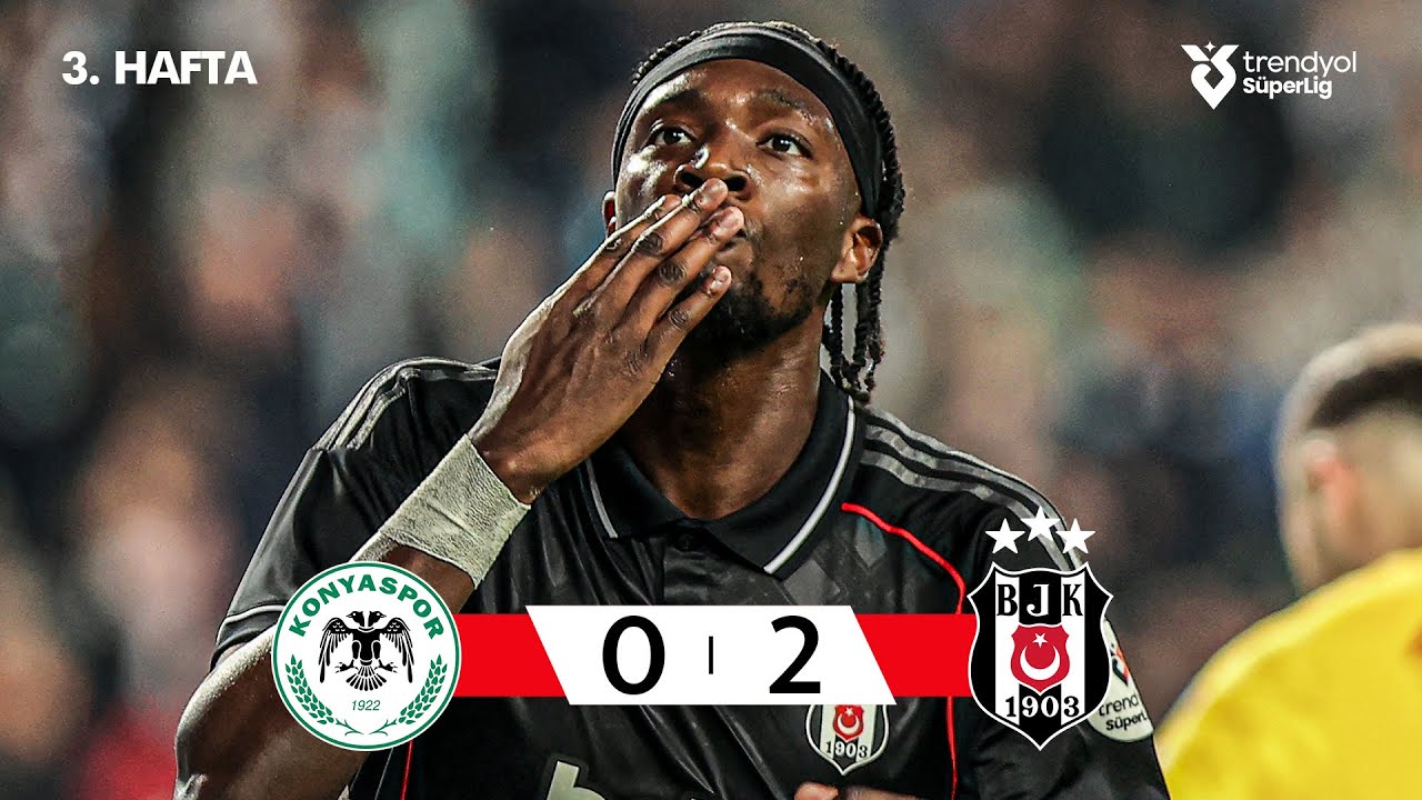 Konyaspor vs Beşiktaş Highlights | Trendyol Süper Lig 2025/26 🏆