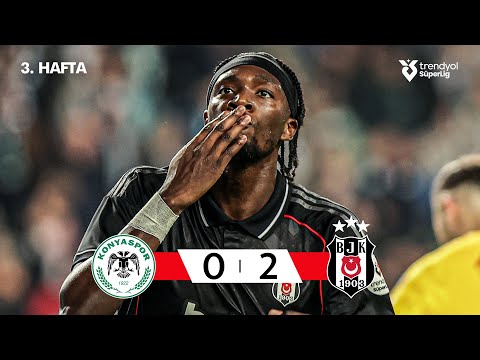 Konyaspor (0-2) Beşiktaş - Highlights/Özet | Trendyol Süper Lig - 2025/26