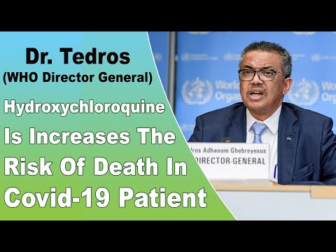 WHO suspends clinical trial of Hydroxychloroquine for COVID-19 Patients