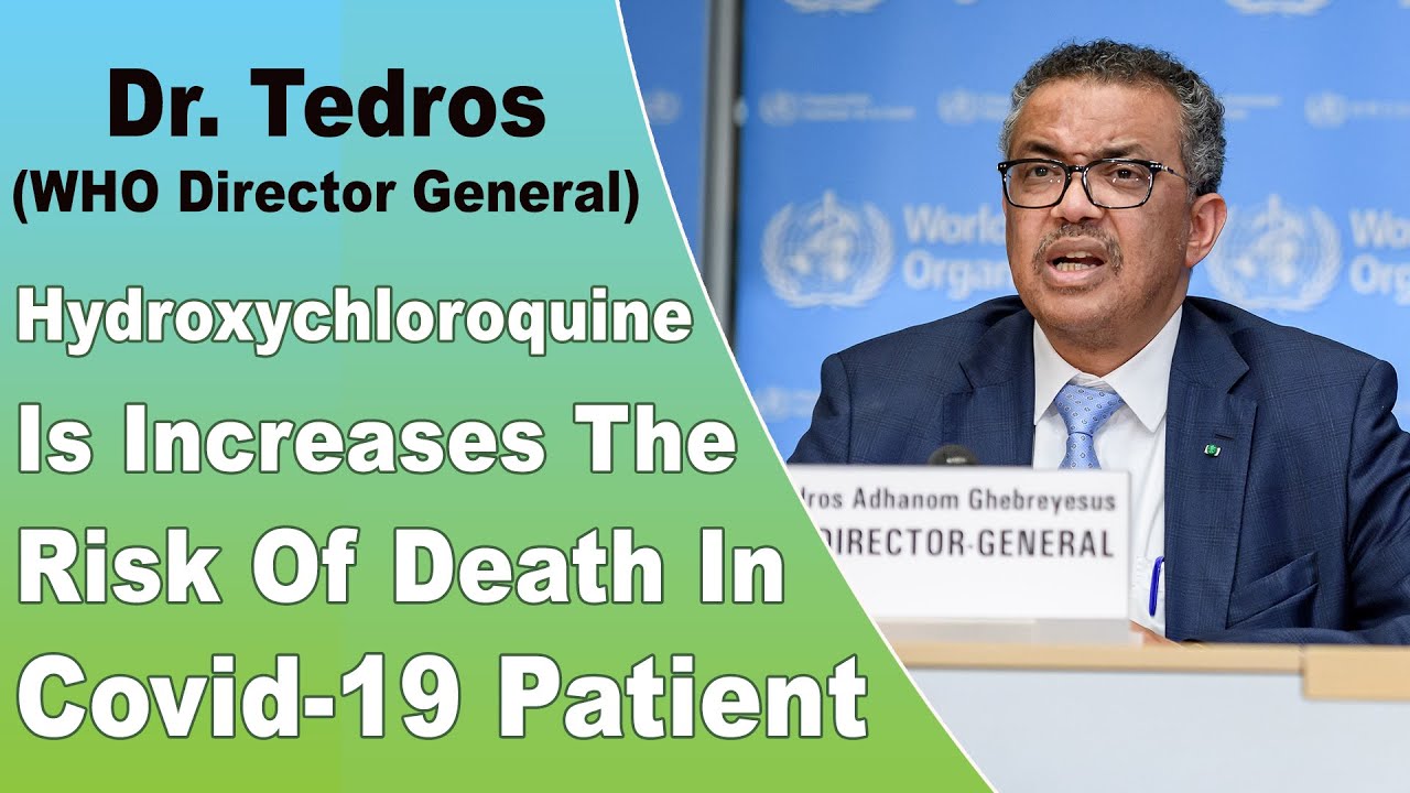 WHO Temporarily Suspends Hydroxychloroquine COVID-19 Clinical Trials 🚫
