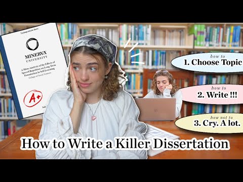How to Write Your Dissertation / Thesis FAST! | Everything I Wish I Knew 📝
