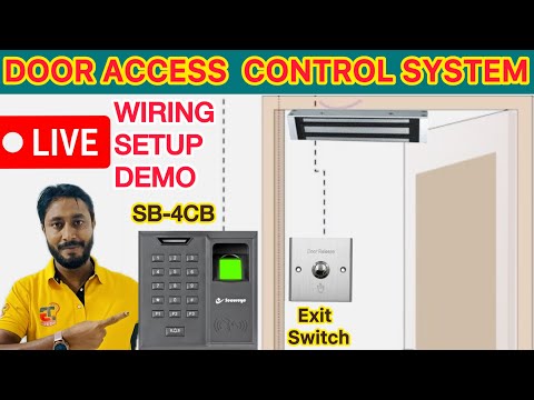 Door access control system |How to install Access control system |Secureye B4CB installation /Wiring