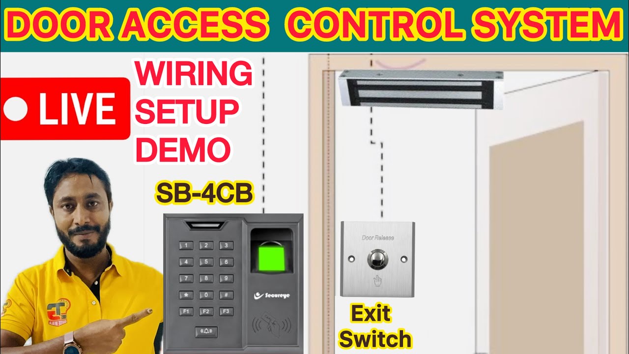 Door Access Control System Installation and Wiring Guide for Secureye B4CB