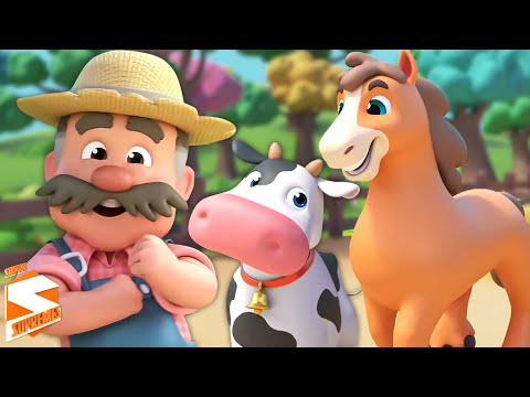 Agricultor No Dell Rima Infantil e Desenho Animado Infantil Para Crianças