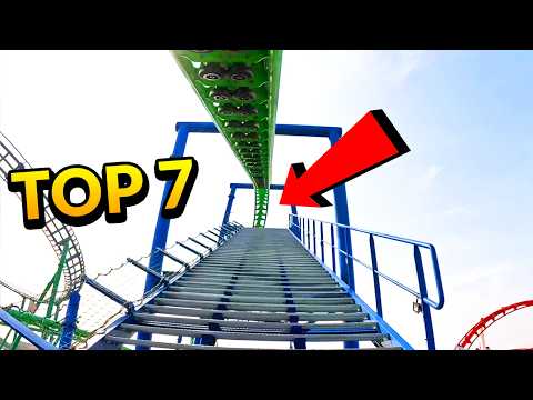 7 NAJBARDZIEJ EKSTREMALNYCH ROLLERCOASTERÓW - Energylandia 2023 (4K) (Zator, Polska) GoPro HERO 12