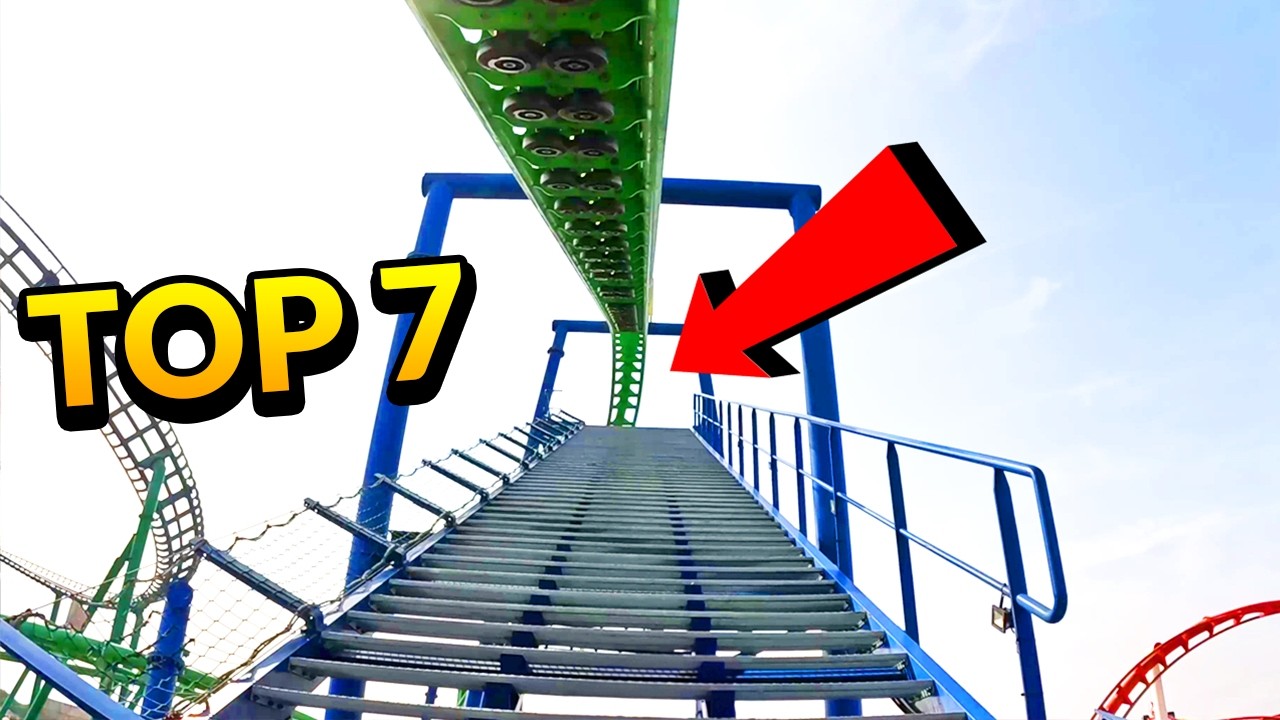 7 Najbardziej Ekstremalnych Rollercoasterów w Energylandii 2023 🎢 (4K, Zator, Polska)