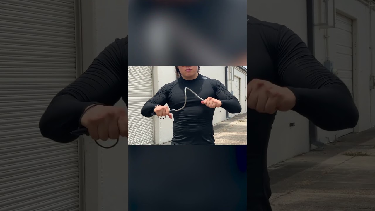 Hidden Self-Defense Whip Demonstrates Versatility