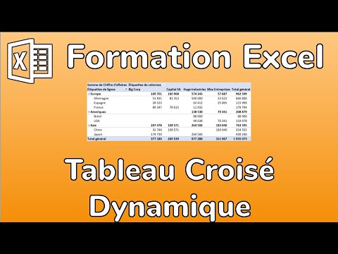 Excel: Créer un Tableau Croisé Dynamique - Formation - Docteur Excel