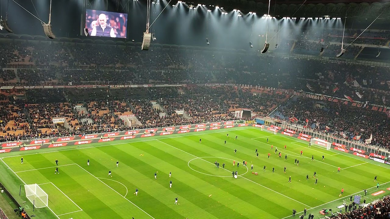 Milan 1-1 Inter | Warm-ups & 'Pioli's on Fire' Chant