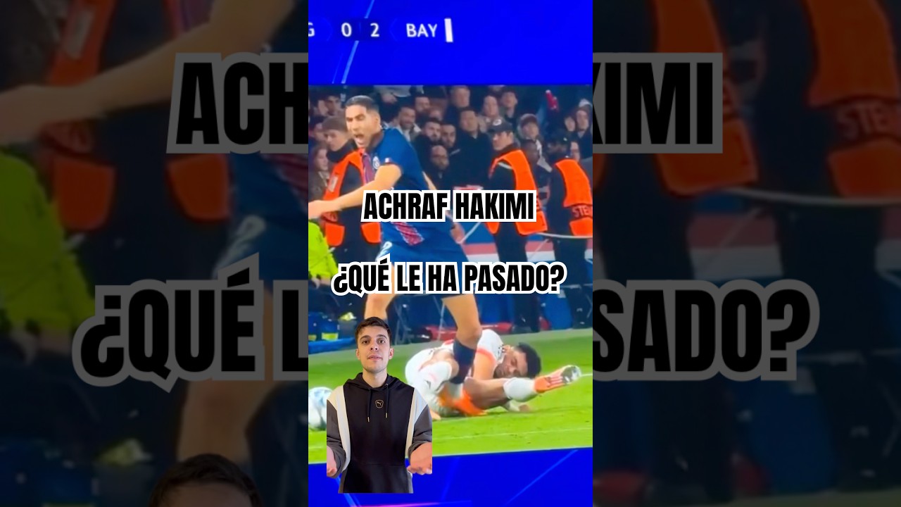¿Qué le ocurrió a Achraf Hakimi? Actualización sobre su lesión ⚽