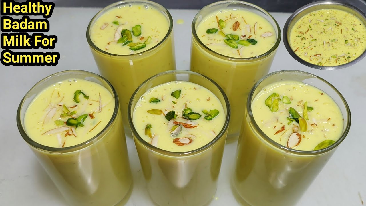 Badam Milk Recipe | बादाम मिल्क शेक बनाने का सबसे आसन तरीका | Almond Milk | Summer Drink |Chef Ashok