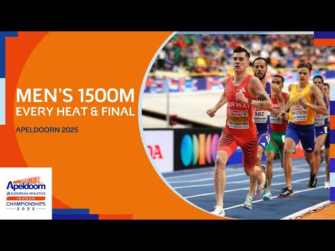 Men's 1500m HEATS & FINAL - Ingebrigtsen dominates | European Indoor Championships - Apeldoorn 2025