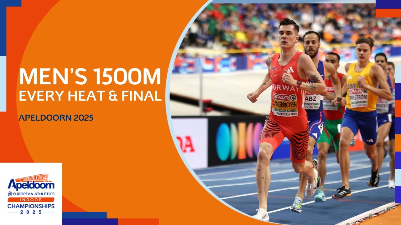 Ingebrigtsen Dominates Men's 1500m at European Indoor Championships 2025 🏃‍♂️