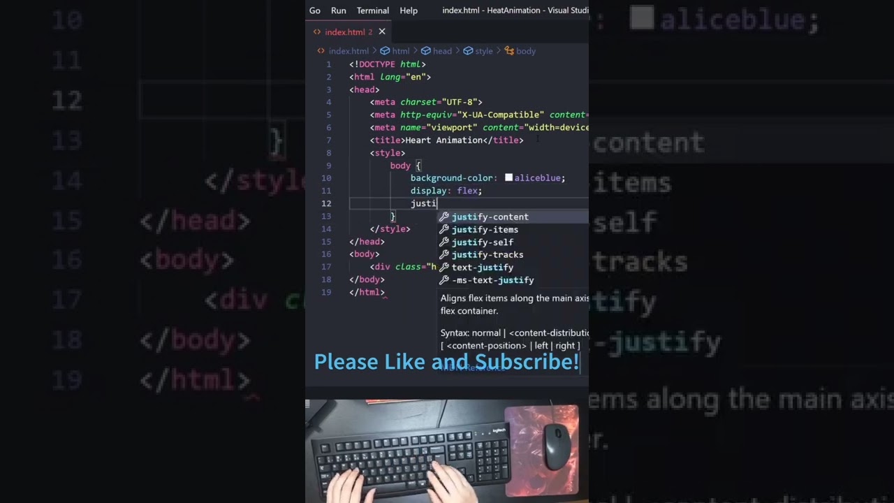 ASMR Heart Animation with CSS π¨