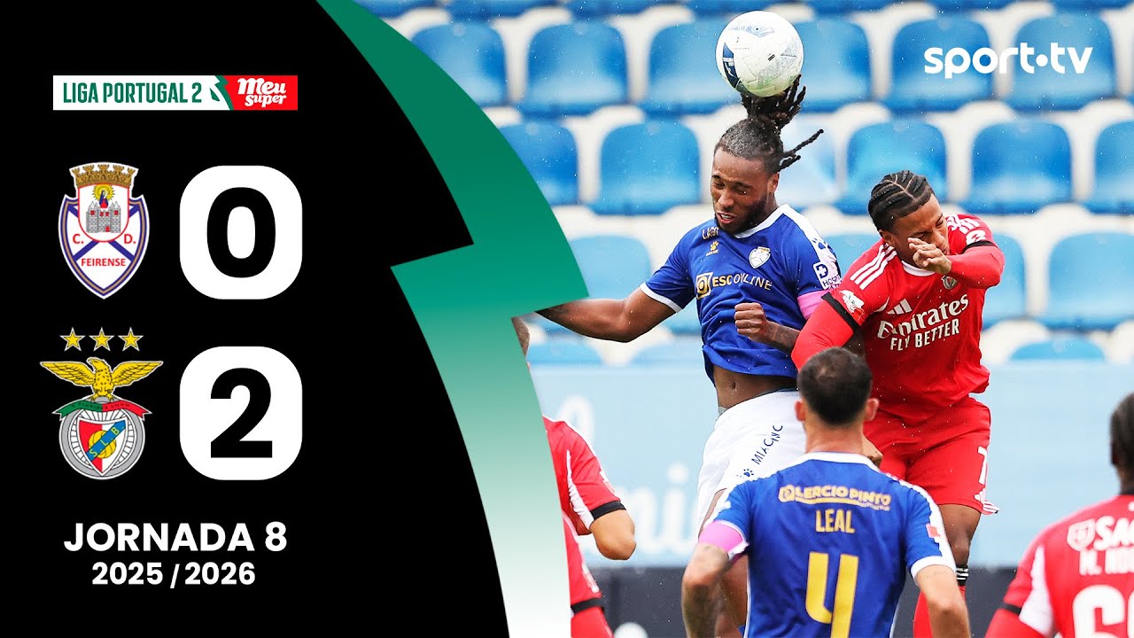 Benfica B Dominates Feirense with 2-0 Victory in Liga Portugal 🏆
