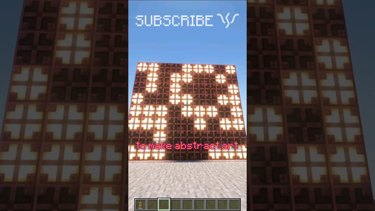 Copper Bulb Art with Wind Charge in Minecraft ⚡